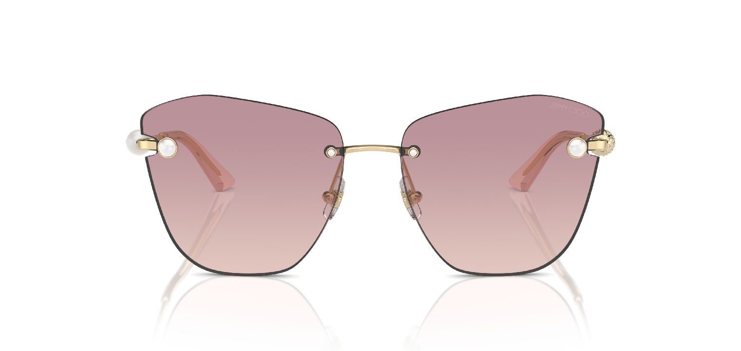 Lunettes de soleil Jimmy Choo Fantaisie 0JC4004HB Doré pour Femme