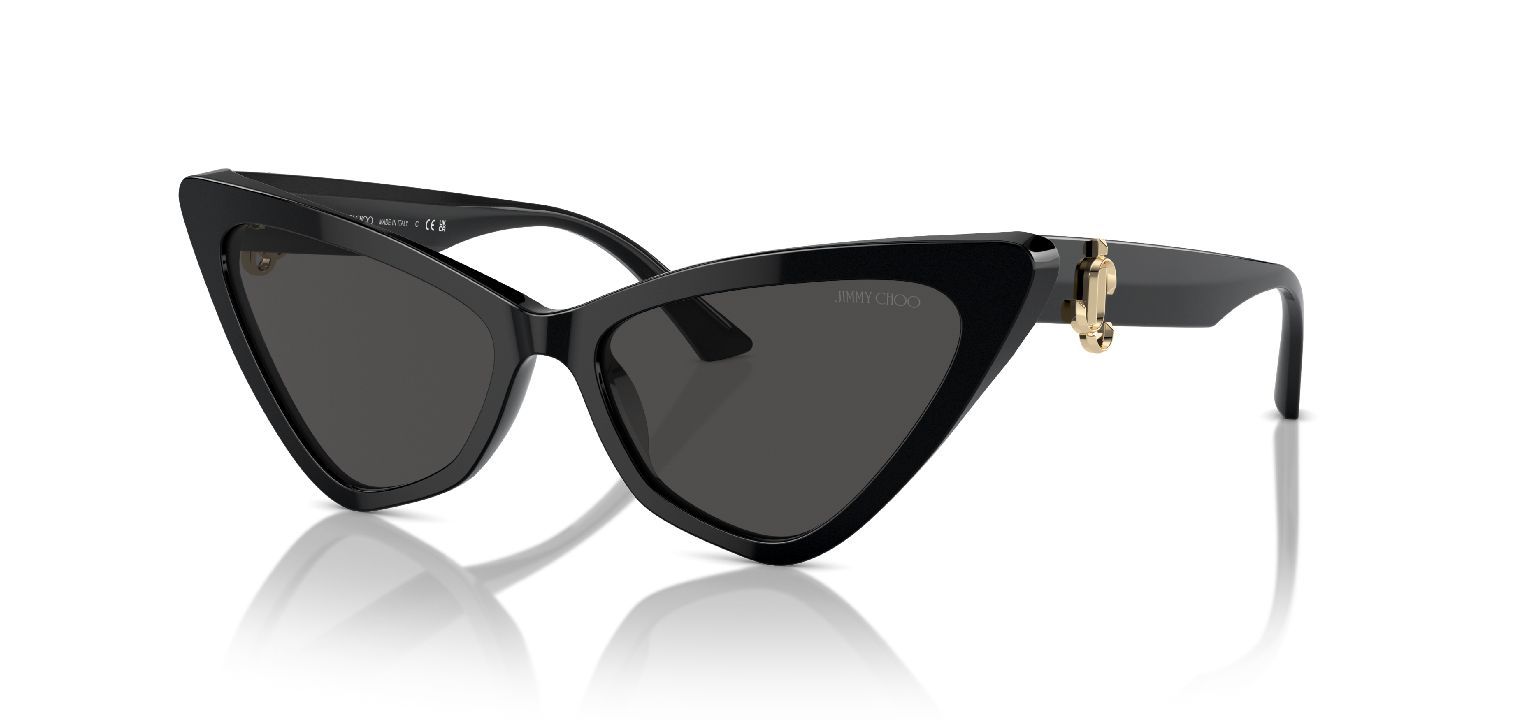 Lunettes de soleil Jimmy Choo Papillon 0JC5008 Noir pour Femme