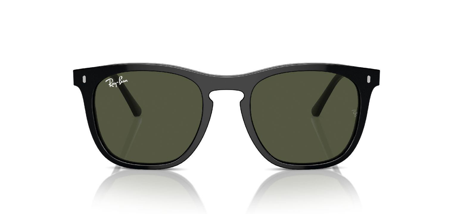 Ray-Ban Quadratisch Sonnenbrillen 0RB2210 Schwarz für Damen/Herren