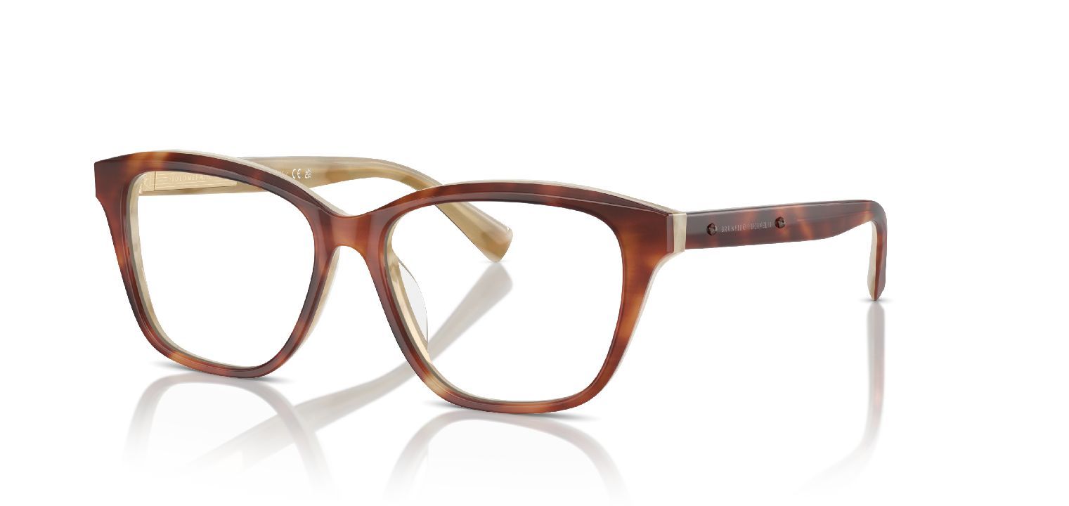 Brunello Cucinelli Schmetterling Brillen 0BC3004 Havana für Damen