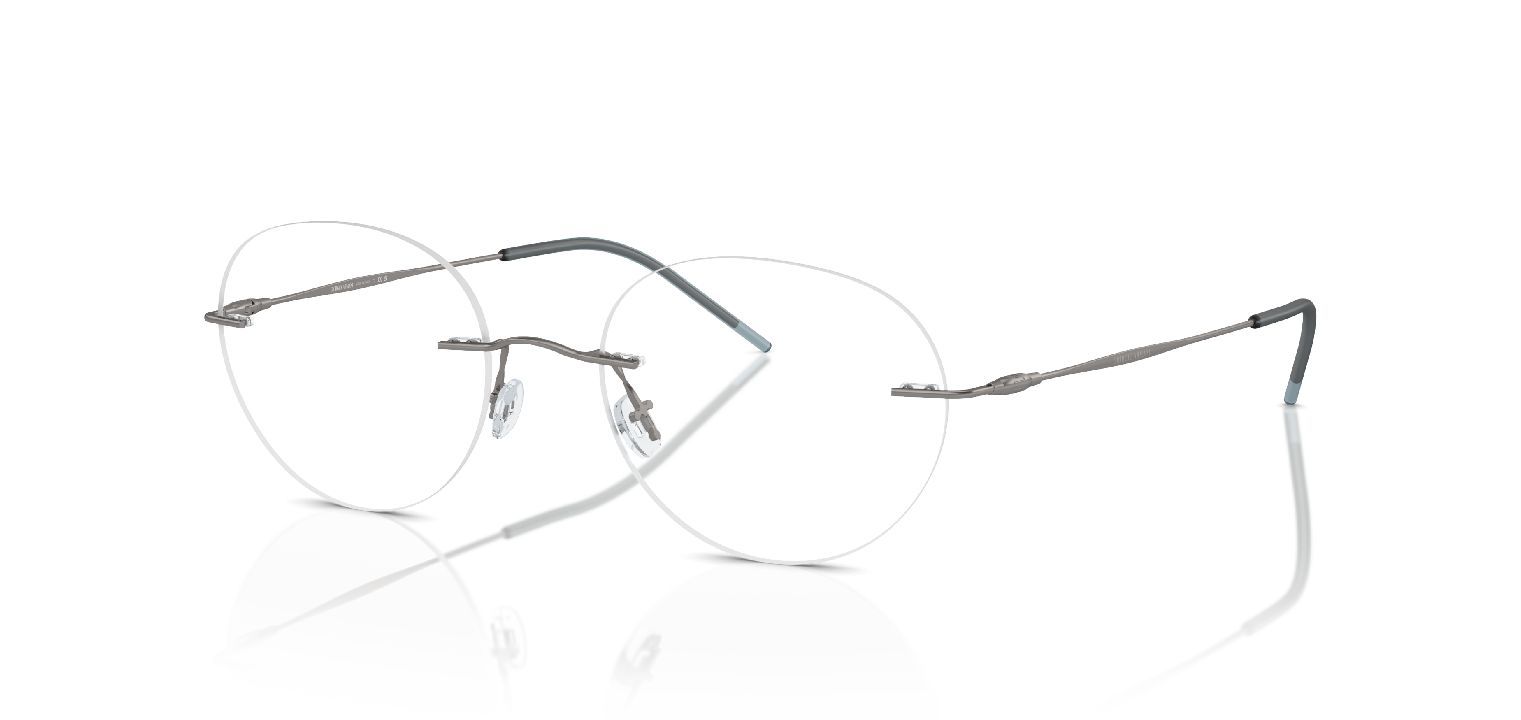 Giorgio Armani Rund Brillen 0AR5147 Grau für Herren