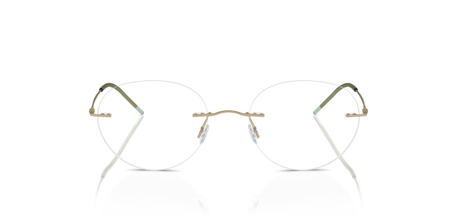 Giorgio Armani Rund Brillen 0AR5147 Gold für Herren