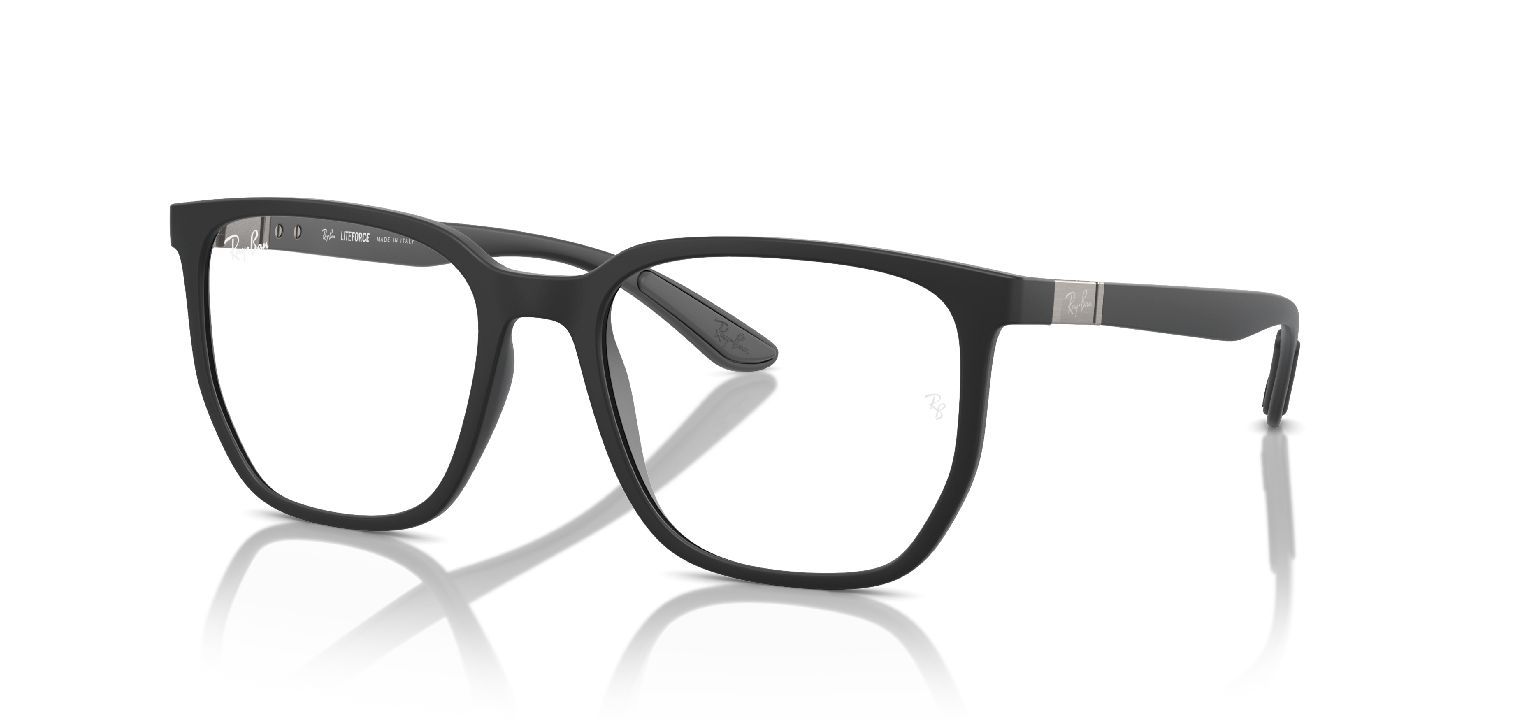 Ray-Ban Rectangle Eyeglasses 0RX7235 Black for Unisex