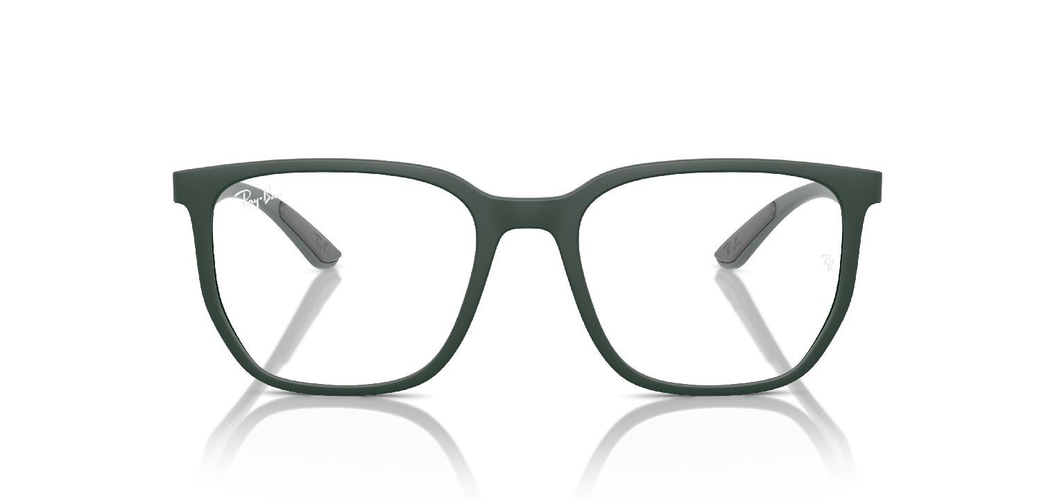 Lunettes de vue Ray-Ban Rectangle 0RX7235 Beige pour Homme-Femme