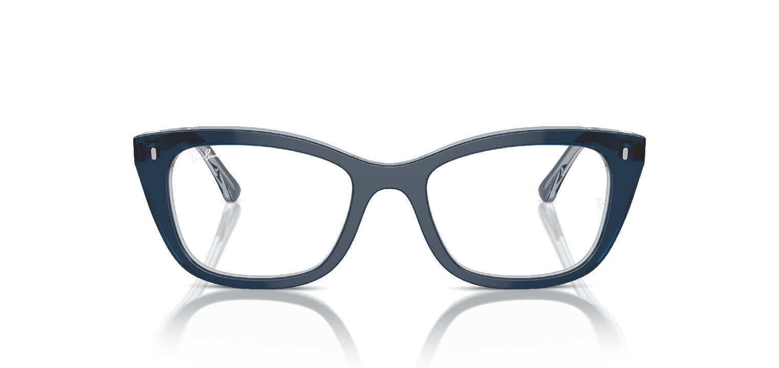 Lunettes de vue Ray-Ban Carré 0RX5433 Bleu pour Homme-Femme