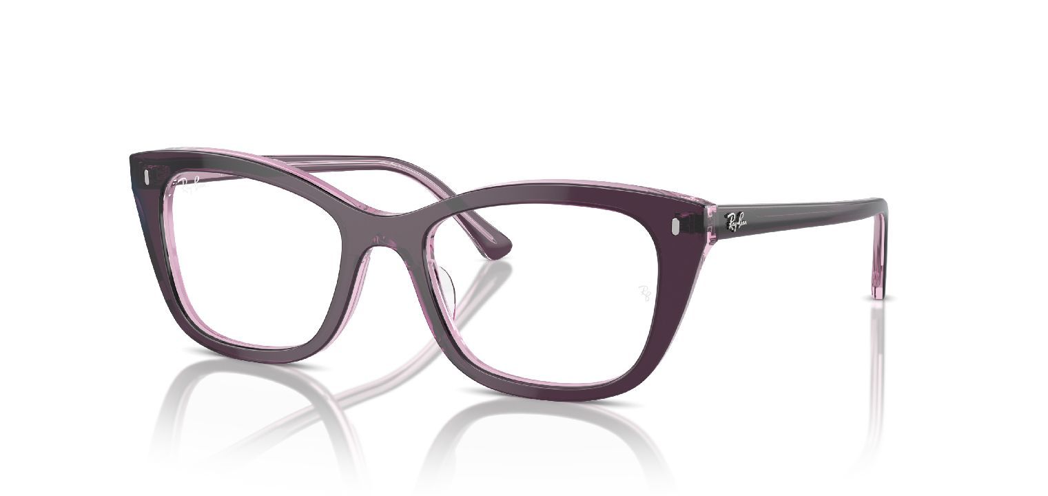 Lunettes de vue Ray-Ban Carré 0RX5433 Violet pour Homme-Femme