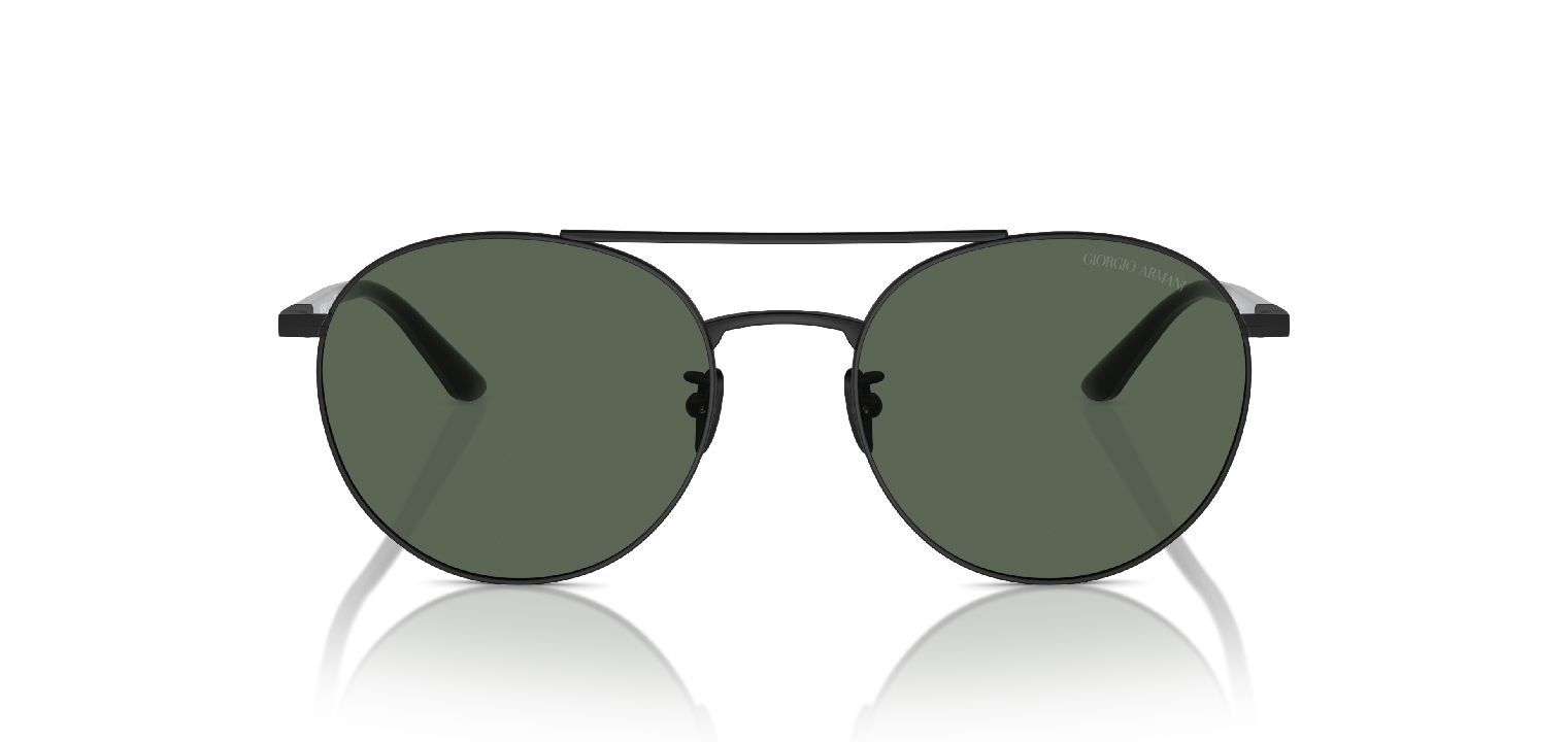Giorgio Armani Round Sunglasses 0AR6156 Black for Man