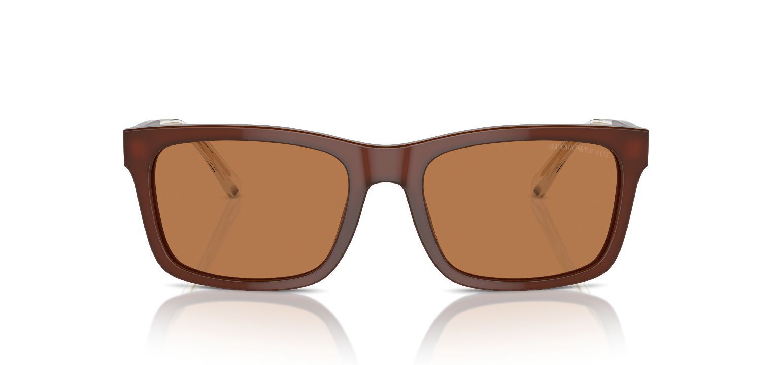 Emporio Armani Rectangle Sunglasses 0EA4224 Marron for Man
