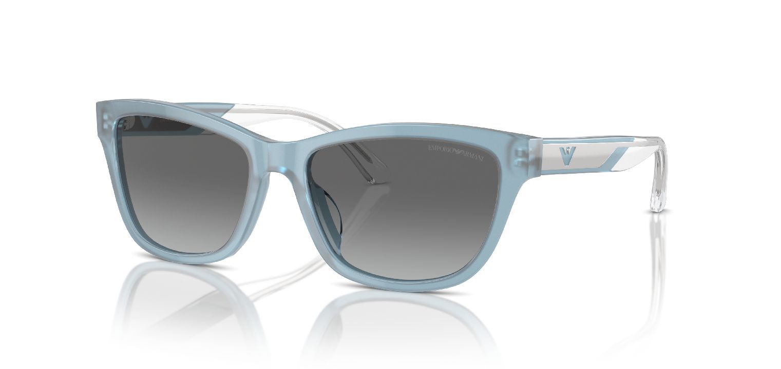 Emporio Armani Schmetterling Sonnenbrillen 0EA4227U Blau für Damen