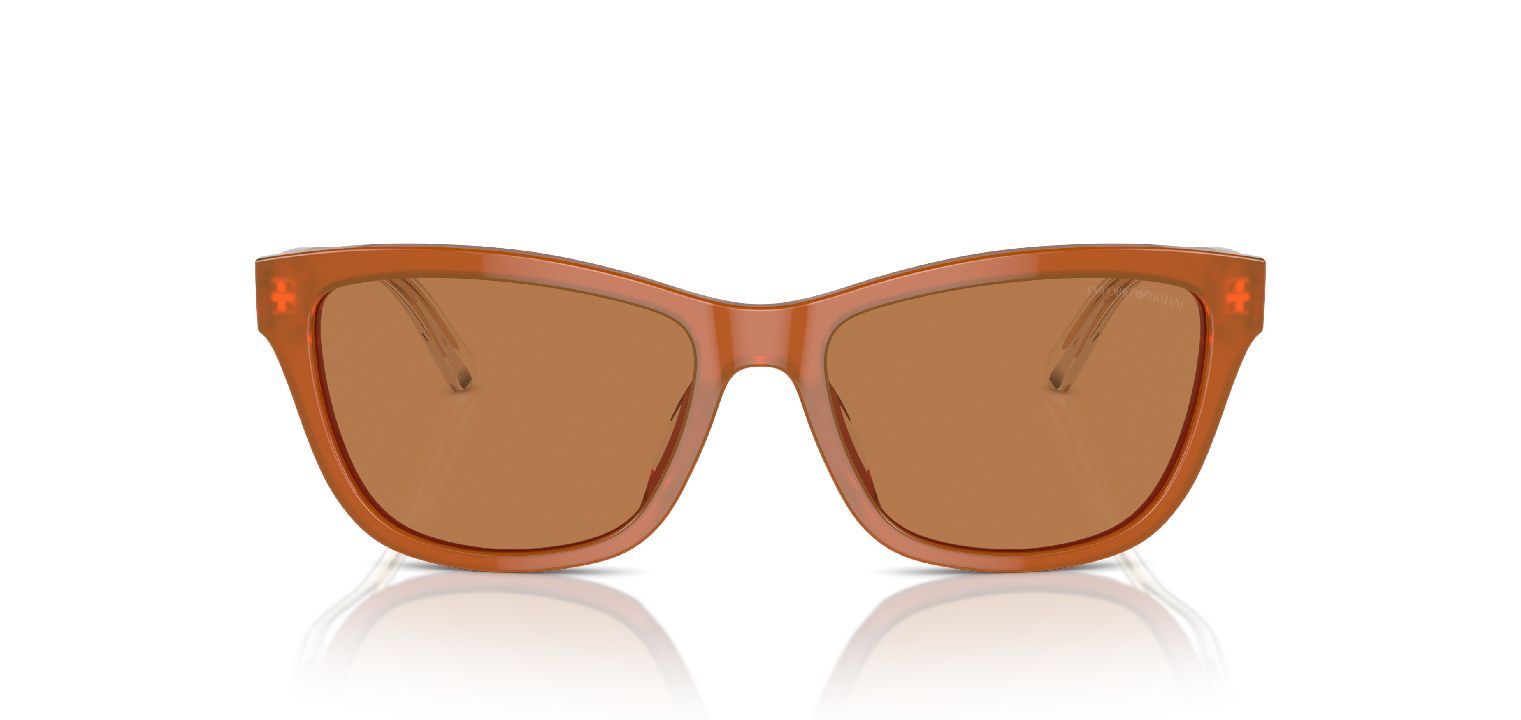 Emporio Armani Schmetterling Sonnenbrillen 0EA4227U Orange für Damen