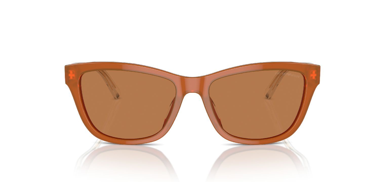 Emporio Armani Schmetterling Sonnenbrillen 0EA4227U Orange für Damen