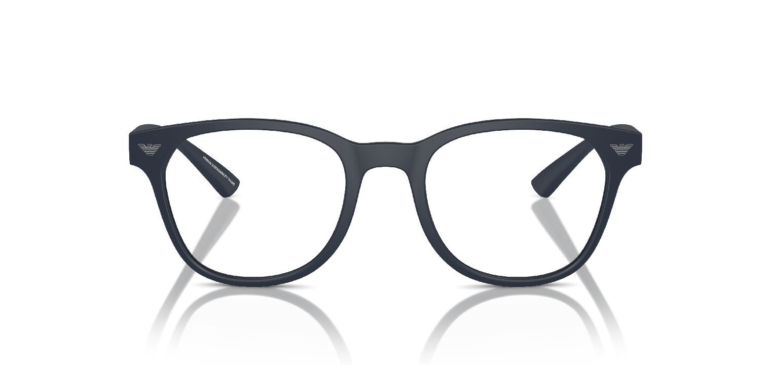 Emporio Armani Rund Brillen 0EA3240U Blau für Herren