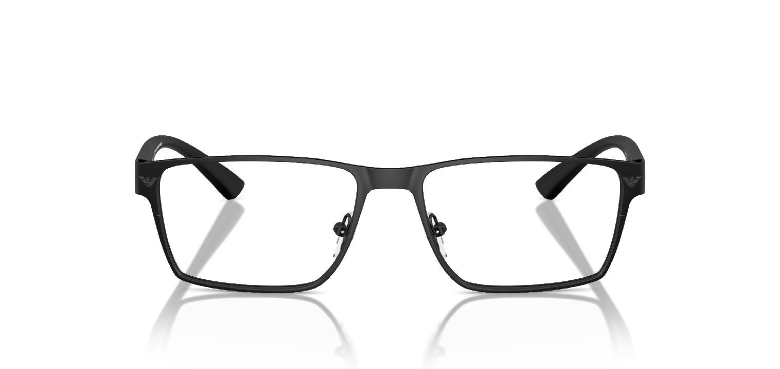 Emporio Armani Rectangle Eyeglasses 0EA1157 Black for Man