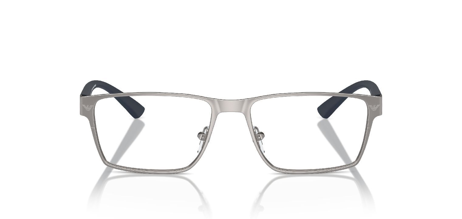 Emporio Armani Rechteckig Brillen 0EA1157 Grau für Herren