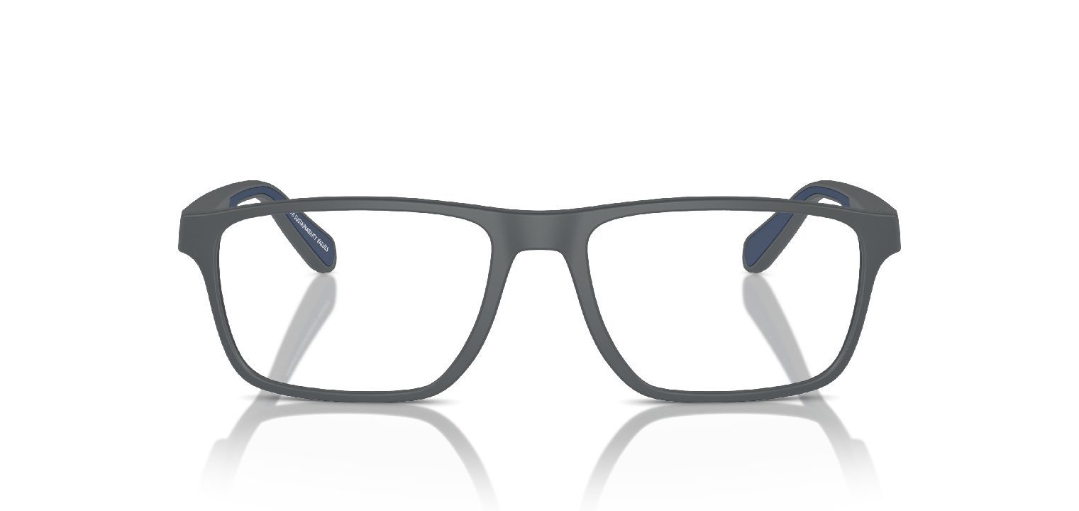 Emporio Armani Rechteckig Brillen 0EA3233 Grau für Herren