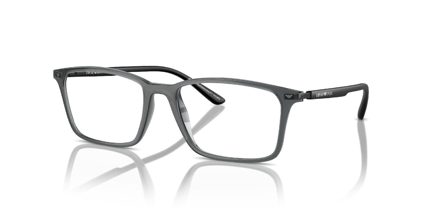 Lunettes de vue Emporio Armani Rectangle 0EA3237 Noir pour Homme