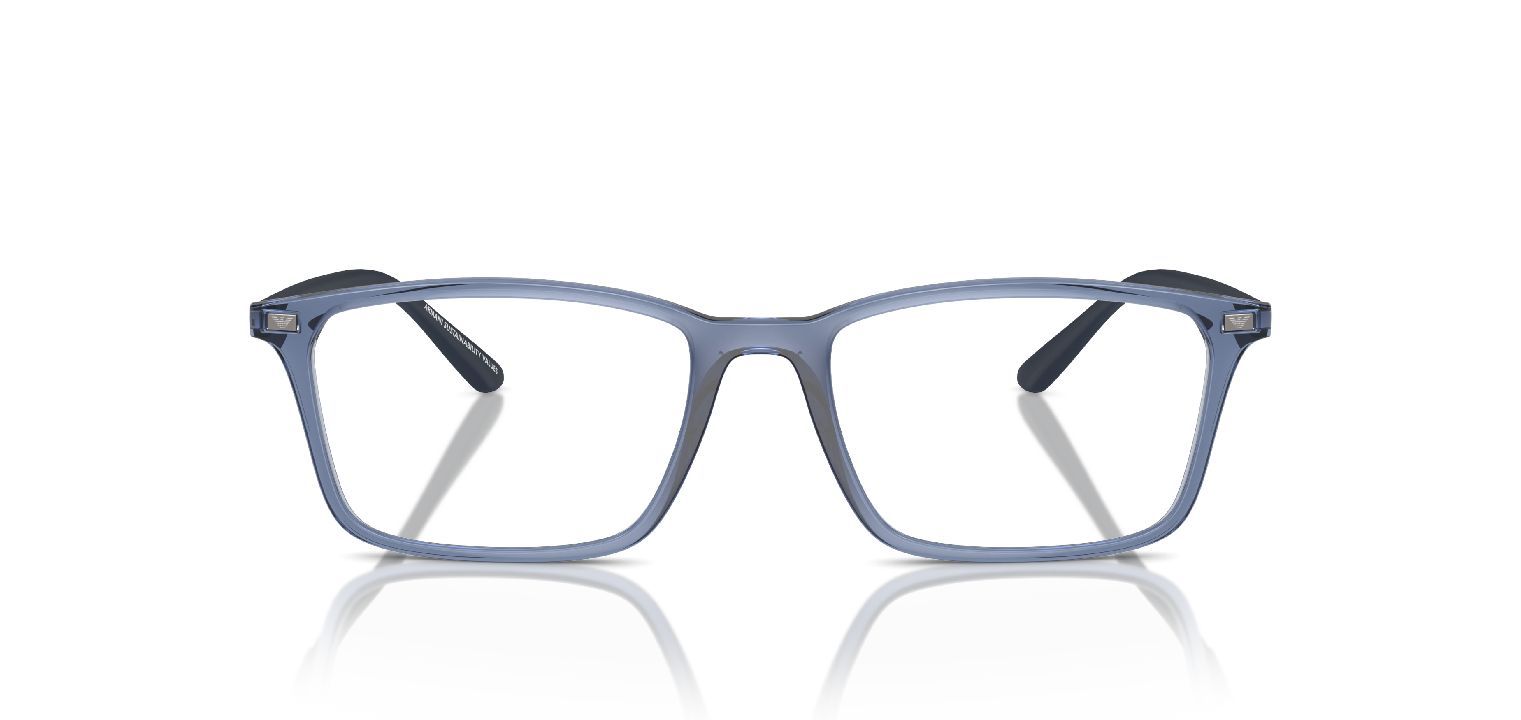 Emporio Armani Rechteckig Brillen 0EA3237 Blau für Herren