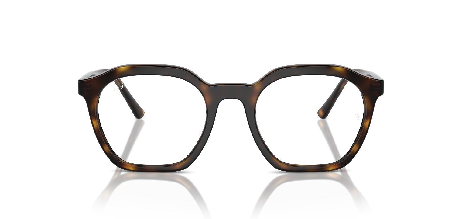 Ray-Ban Quadratisch Brillen 0RX7238 Schildpatt für Damen/Herren