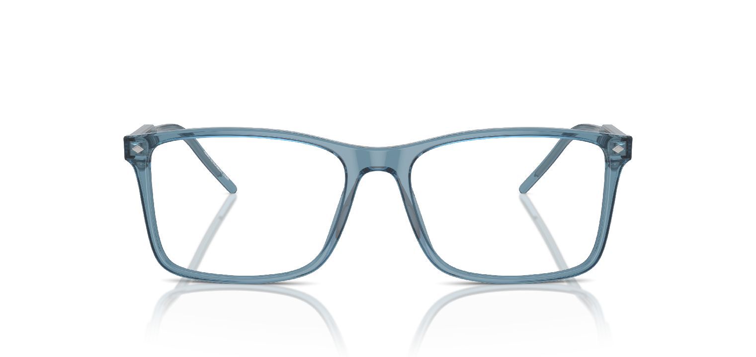 Lunettes de vue Giorgio Armani Rectangle 0AR7258 Bleu pour Homme