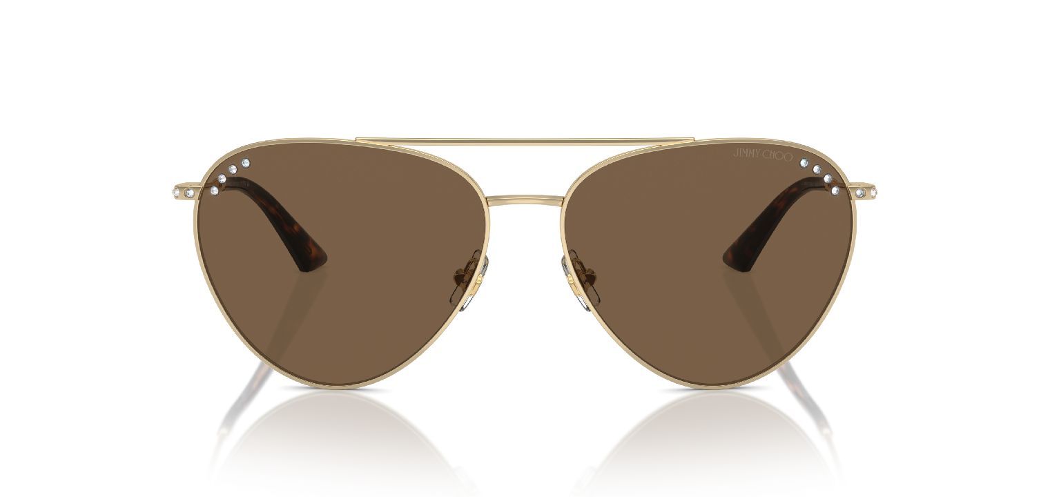 Lunettes de soleil Jimmy Choo Aviator 0JC4002B Ecaille pour Femme