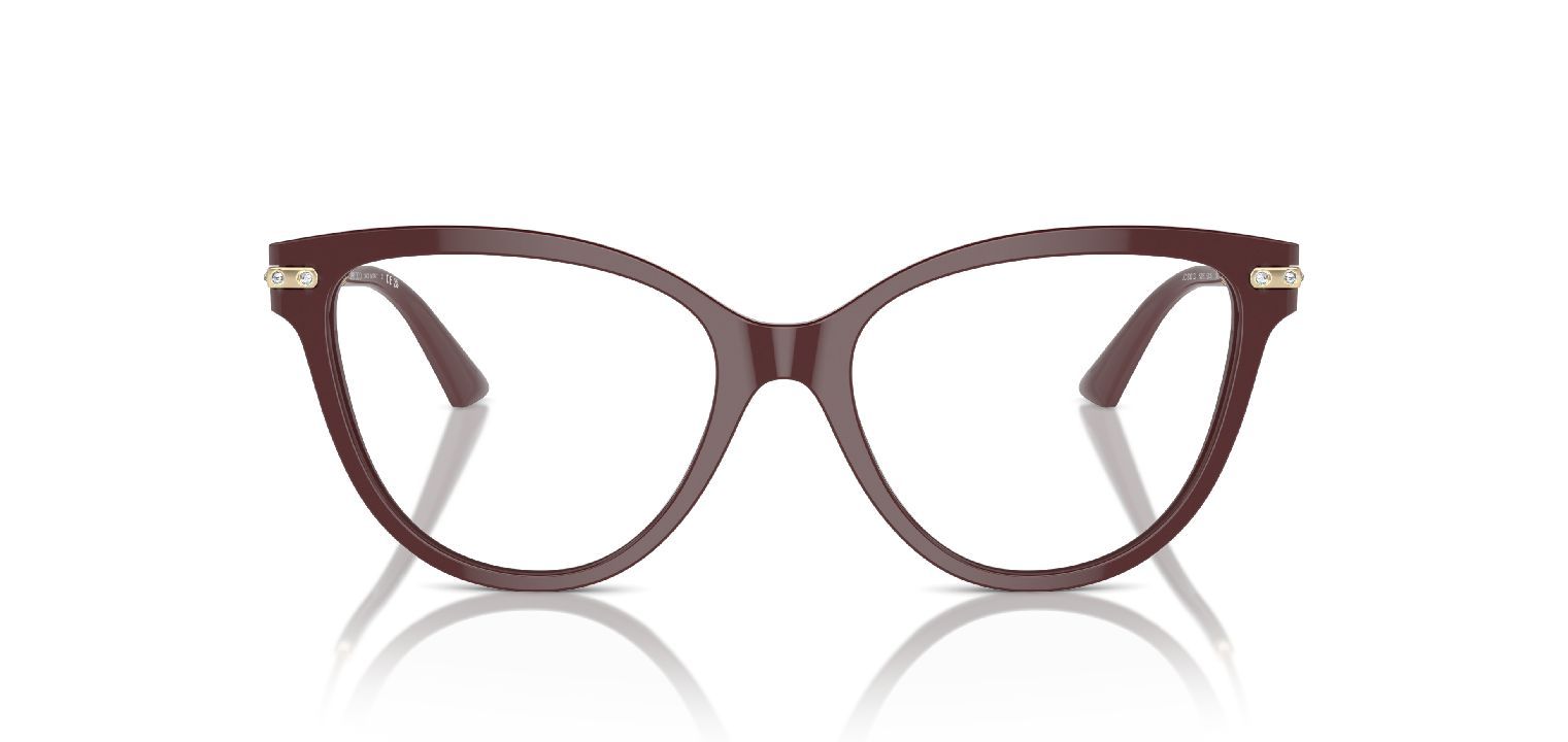 Jimmy Choo Cat Eye Eyeglasses 0JC3001B Red for Woman