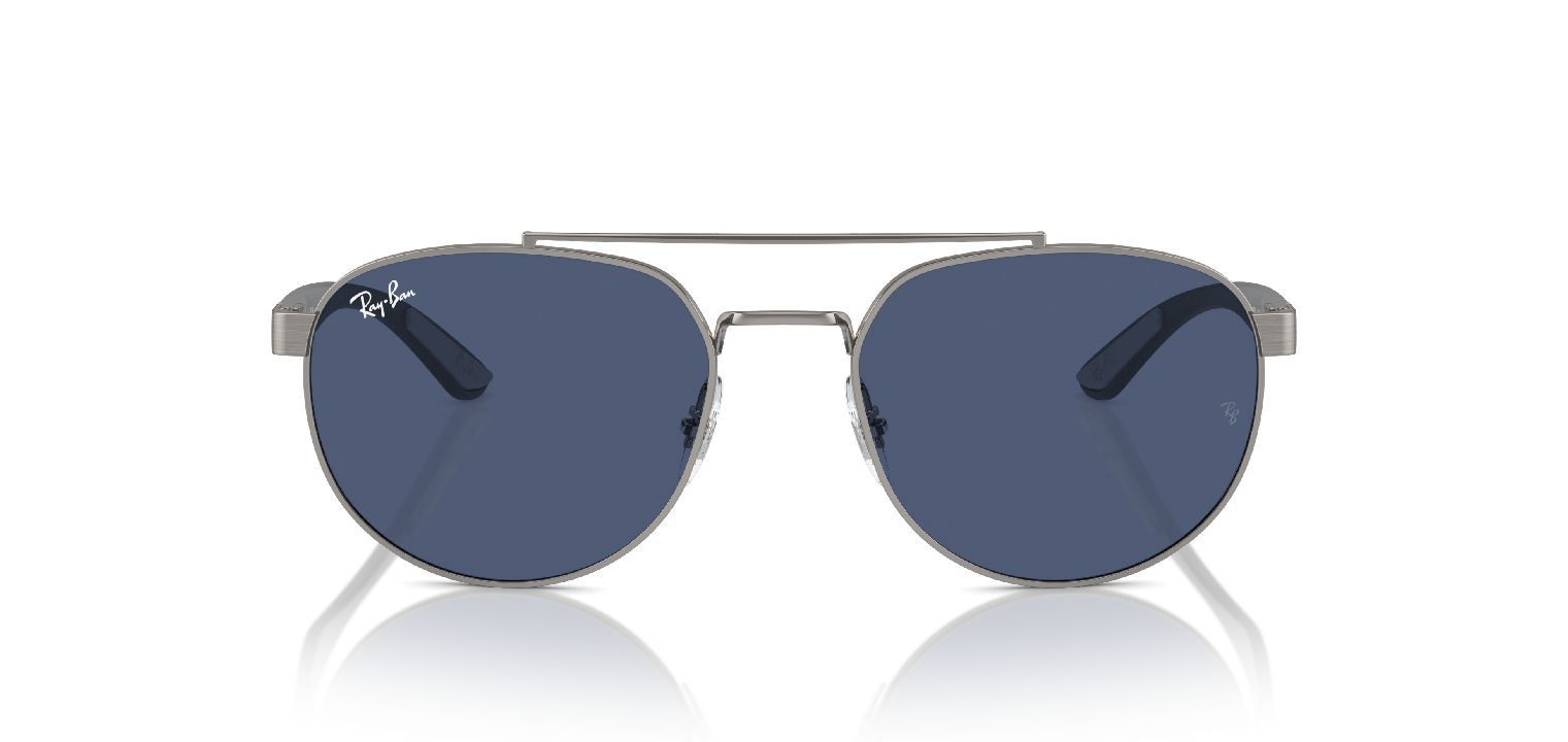 Lunettes de soleil Ray Ban Ronde 0RB3736 Gris pour Homme Femme Visilab