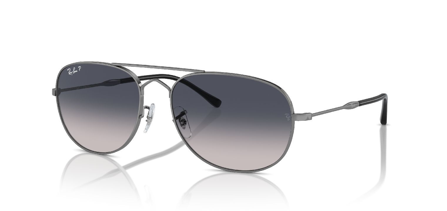 Ray-Ban Oval Sunglasses 0RB3735 Grey for Unisex