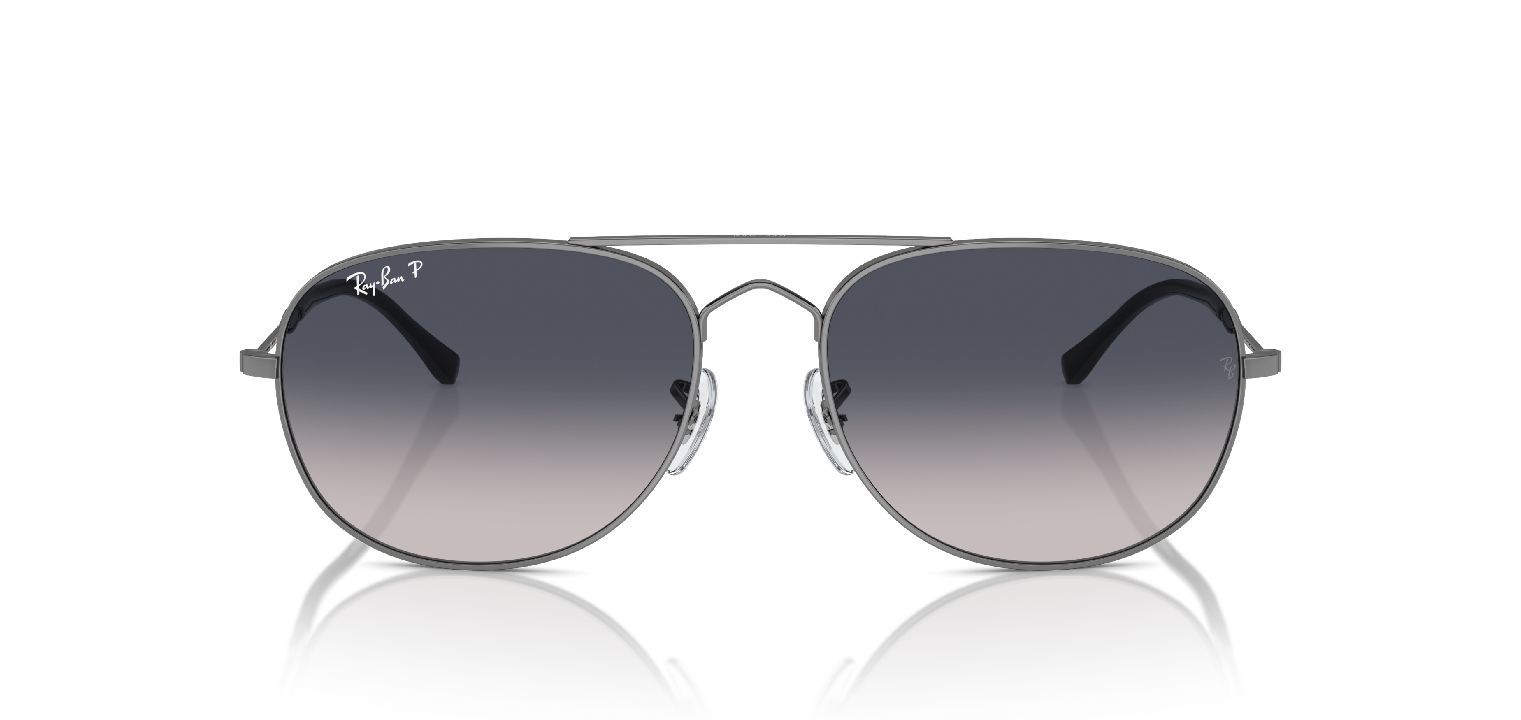 Ray-Ban Oval Sunglasses 0RB3735 Grey for Unisex