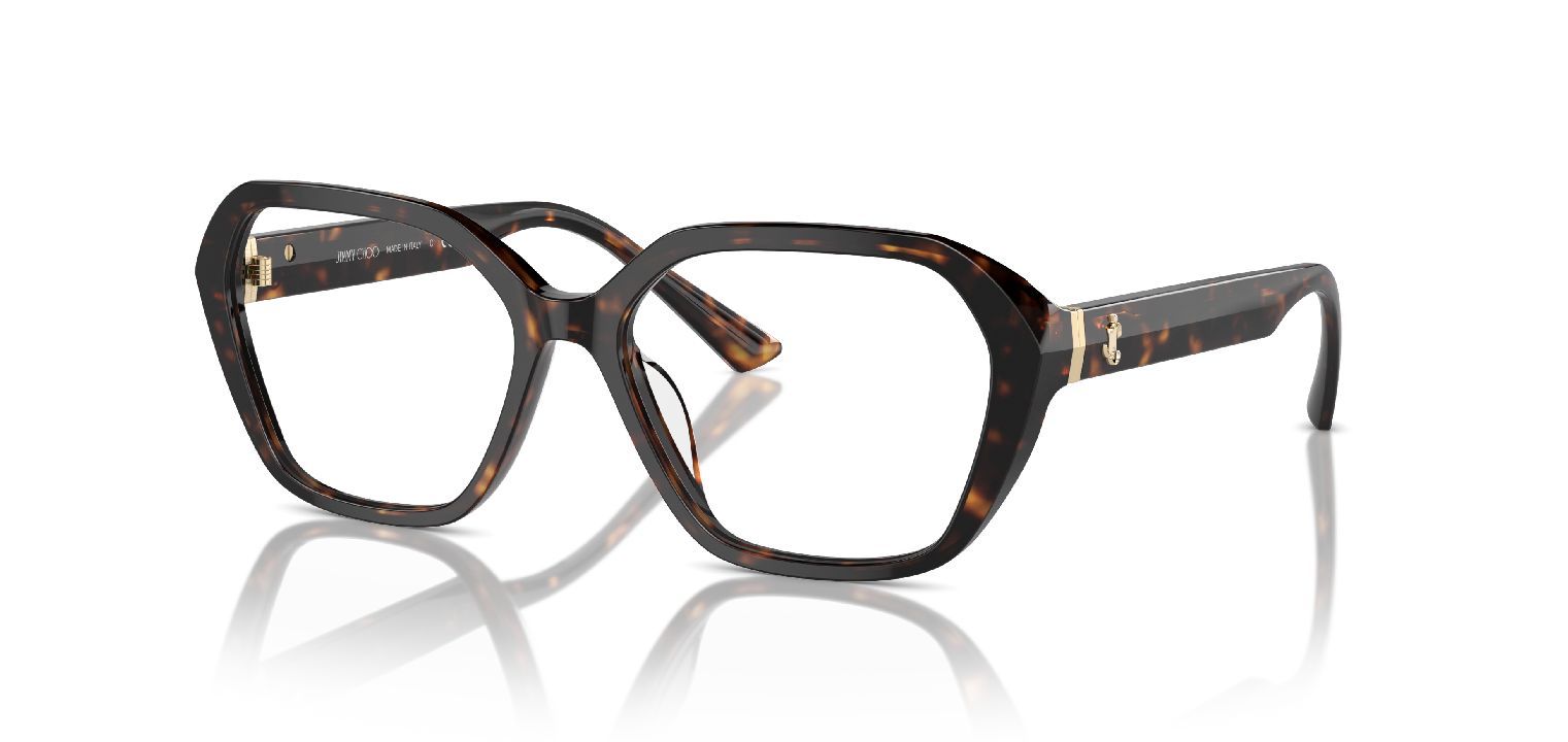 Jimmy Choo Hexagonal Eyeglasses 0JC3013U Tortoise shell for Woman