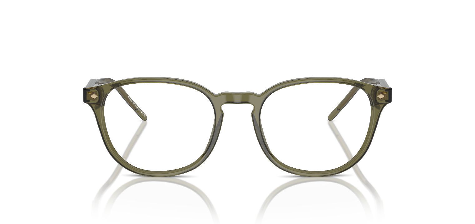 Lunettes de vue Giorgio Armani Ronde 0AR7259 Vert pour Homme