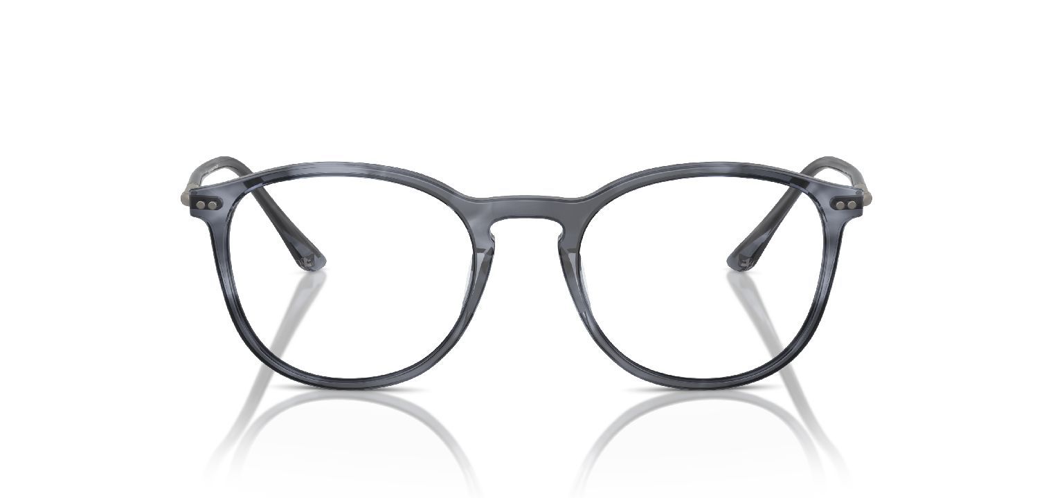 Giorgio Armani Round Eyeglasses 0AR7125 Blue for Man