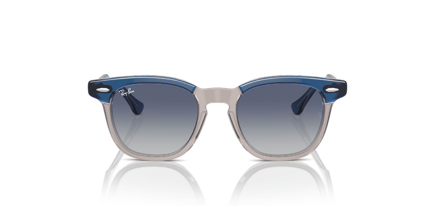 Lunettes de soleil Ray-Ban Carré 0RJ9098S Bleu pour Enfant