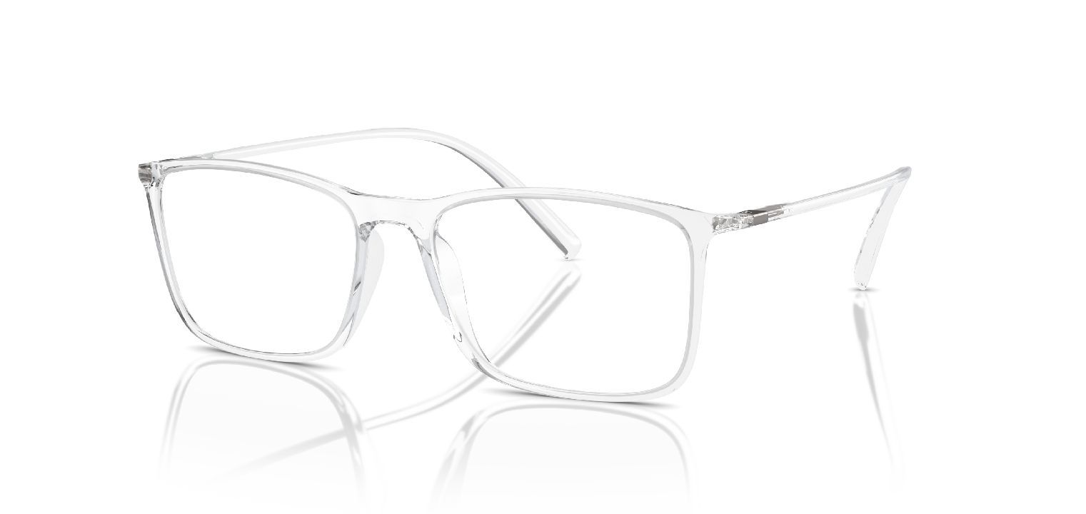 Lunettes de vue Giorgio Armani Rectangle 0AR7244U Transparent pour Homme