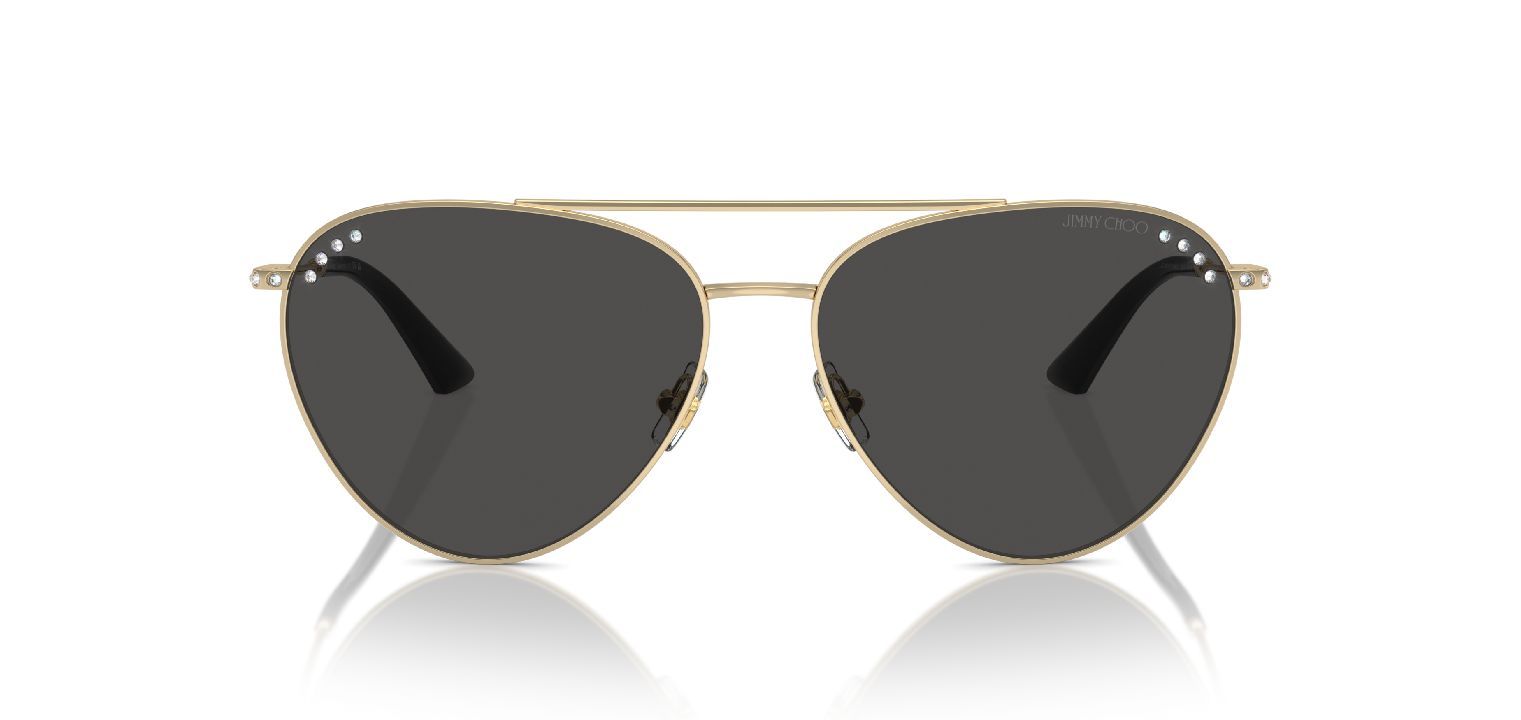 Jimmy Choo Aviator Sonnenbrillen 0JC4002B Gold für Damen