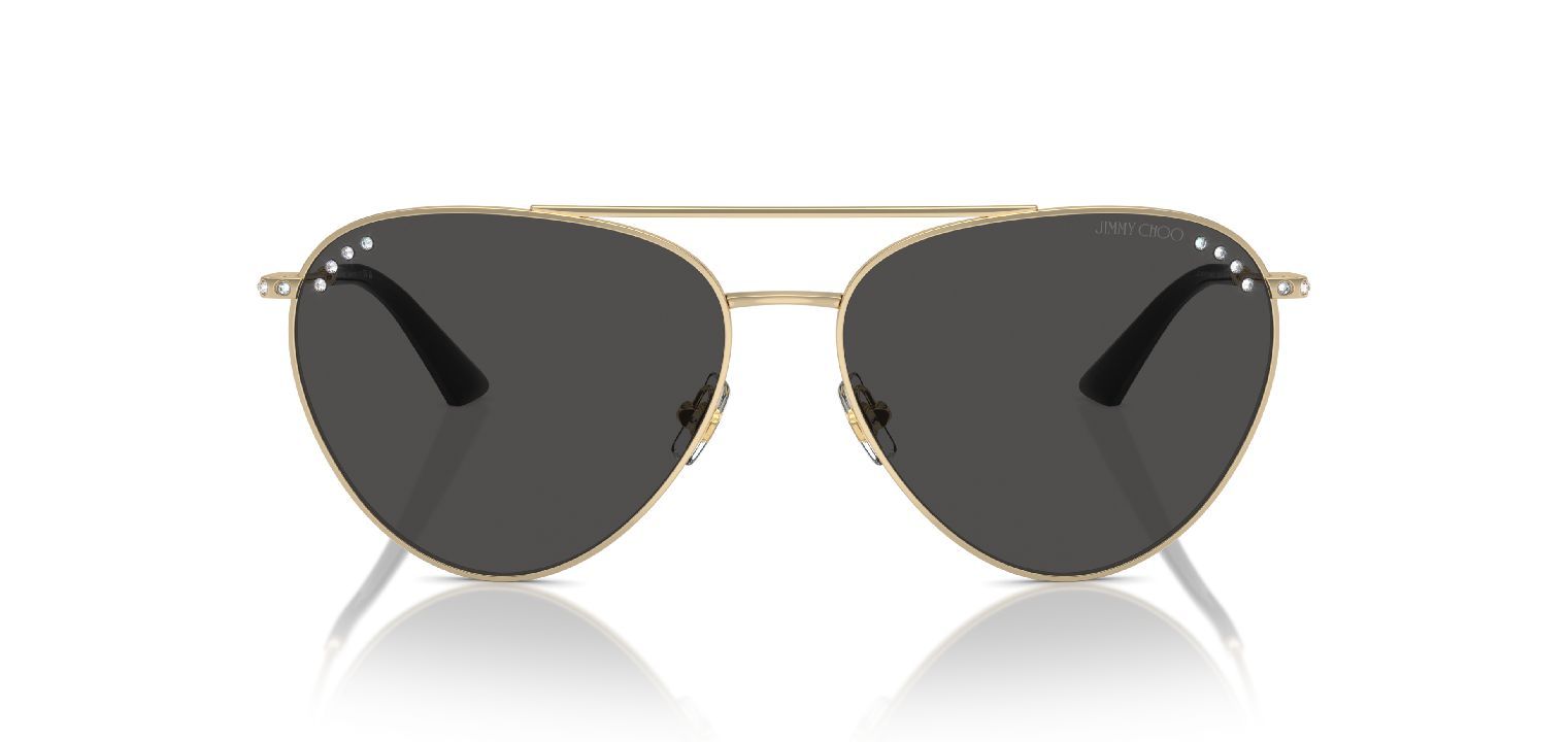 Jimmy Choo Pilot Sunglasses 0JC4002B Gold for Woman