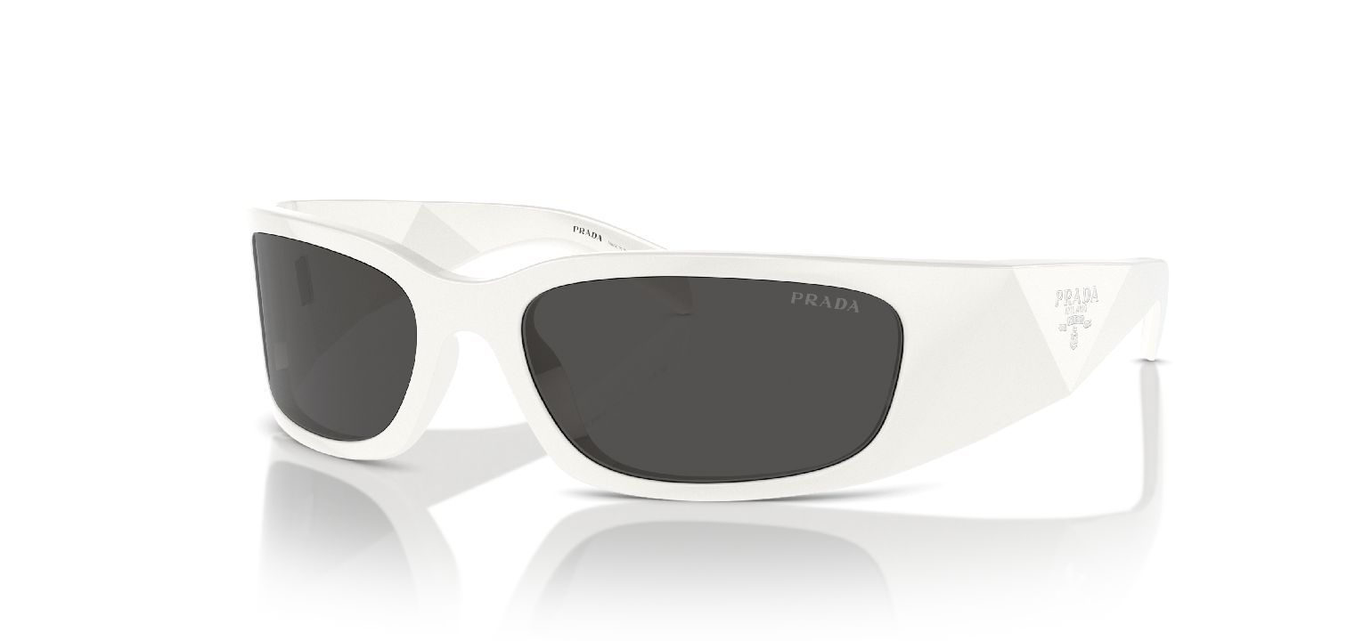 Lunettes de soleil Prada Ovale 0PR A14S Blanc pour Femme