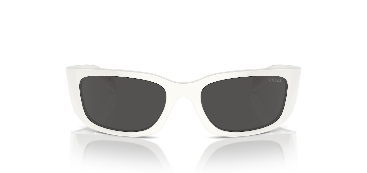 Prada Oval Sonnenbrillen 0PR A14S Weiss für Damen