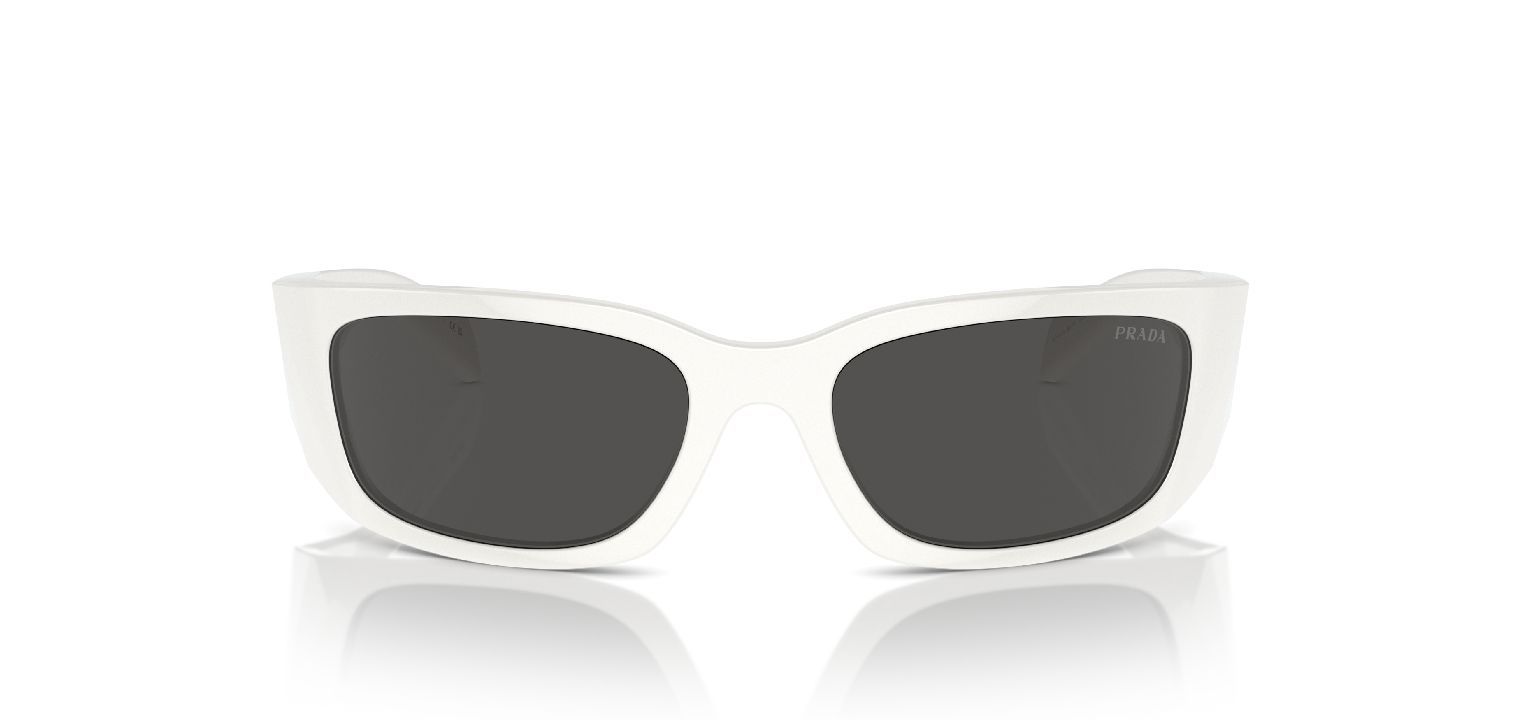 Prada Oval Sunglasses 0PR A14S White for Woman