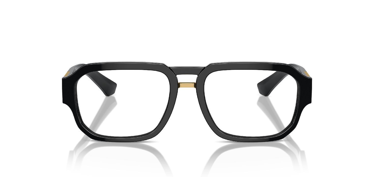 Dolce & Gabbana Aviator Brillen 0DG3389 Schwarz für Herren