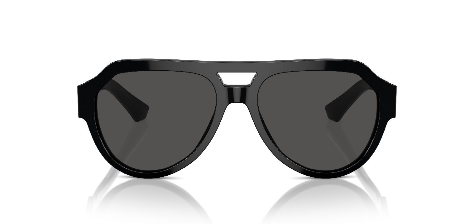 Dolce & Gabbana Pilot Sunglasses 0DG4466 Black for Man