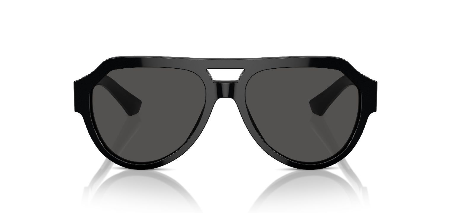 Dolce & Gabbana Aviator Sunglasses 0DG4466 Black for Man