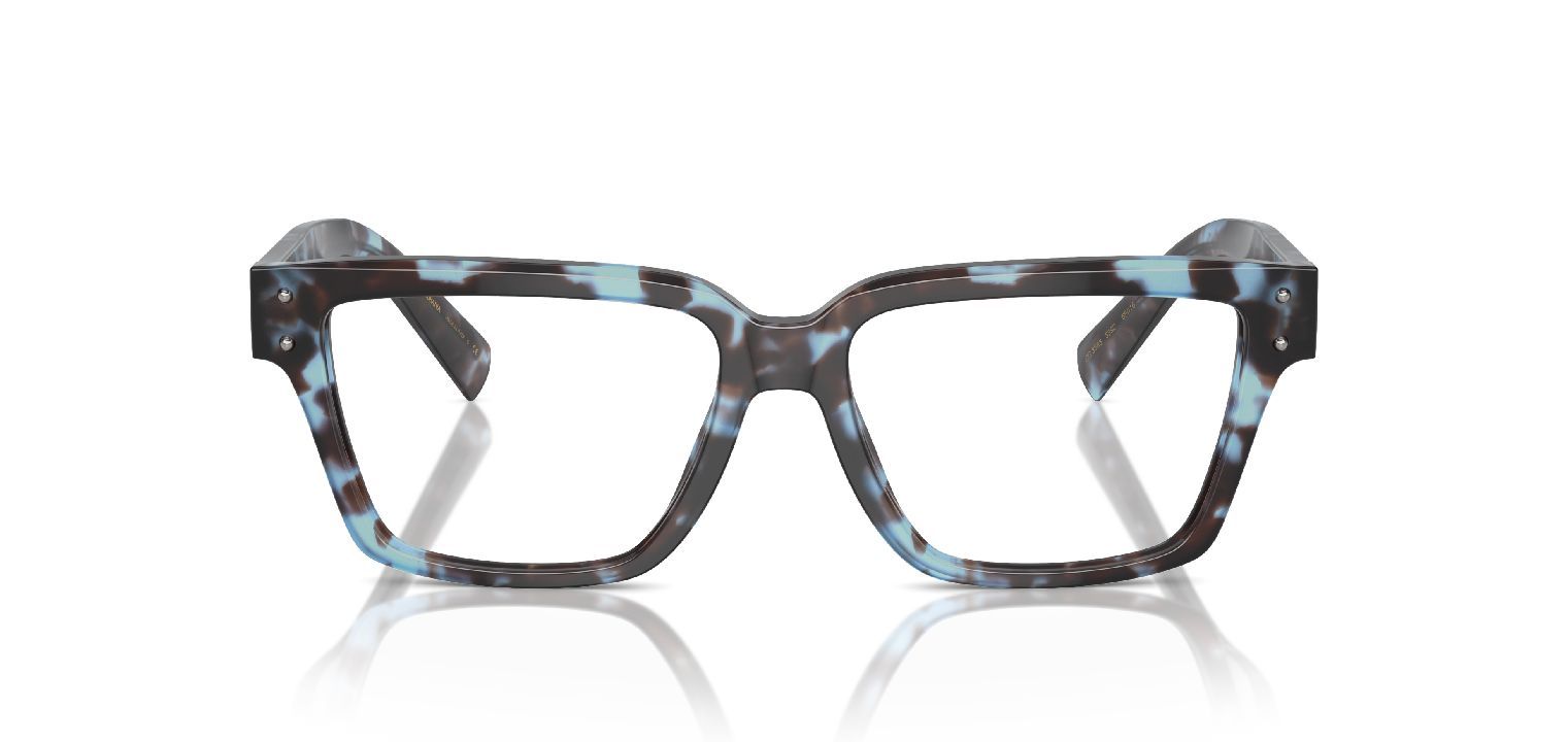 Dolce & Gabbana Rectangle Eyeglasses 0DG3383 Blue for Man