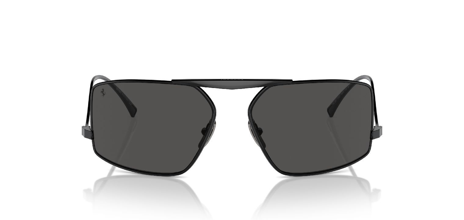 Ferrari Cavallino Rectangle Sunglasses 0FH1008 Black for Unisex