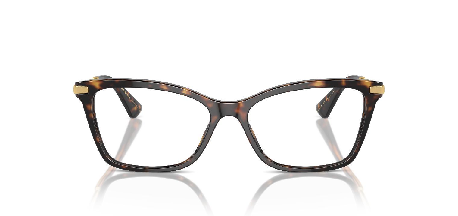 Dolce & Gabbana Rechteckig Brillen 0DG3393 Schildpatt für Damen