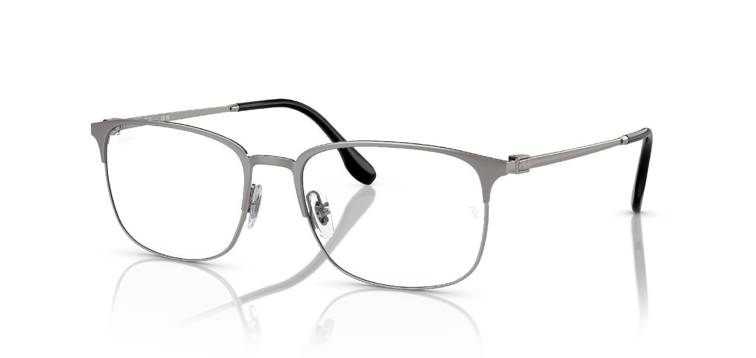 Ray-Ban Rechteckig Brillen 0RX6494 Grau für Damen/Herren