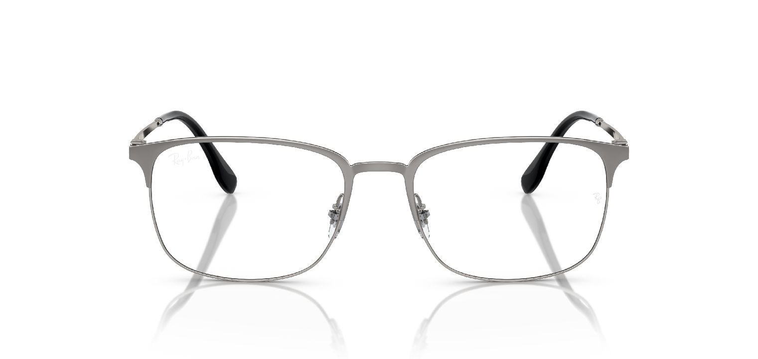 Ray-Ban Rechteckig Brillen 0RX6494 Grau für Damen/Herren