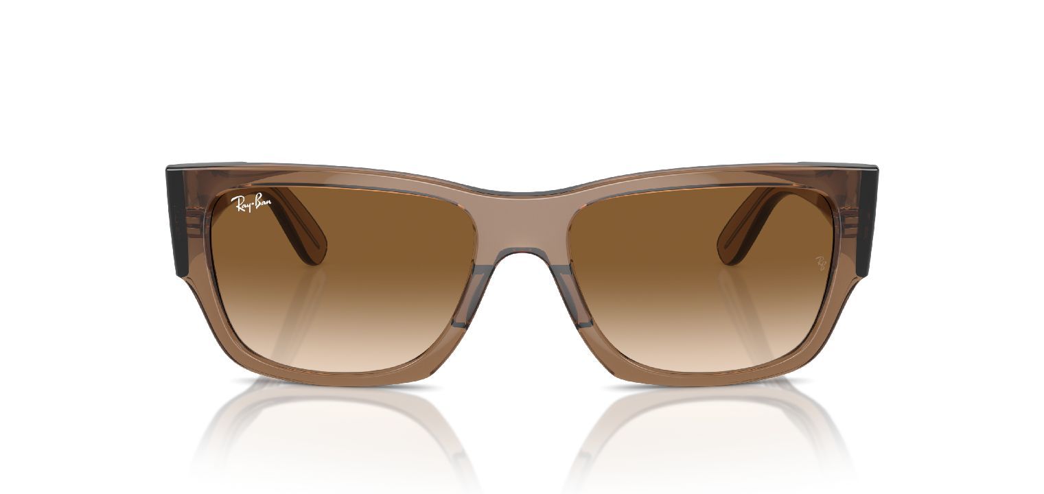 Ray-Ban Rechteckig Sonnenbrillen 0RB0947S Braun für Damen/Herren