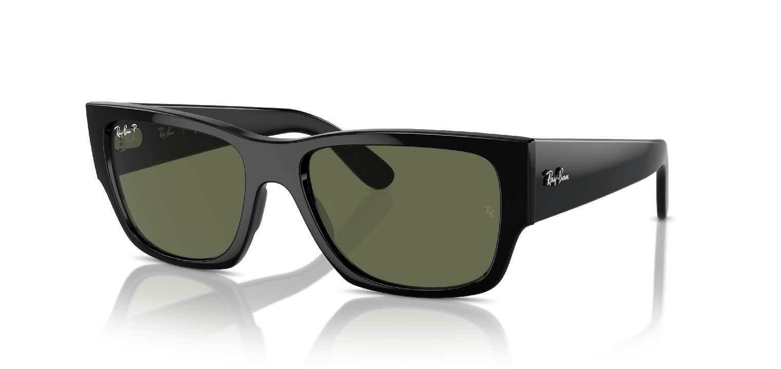 Ray-Ban Rectangle Sunglasses 0RB0947S Black for Unisex