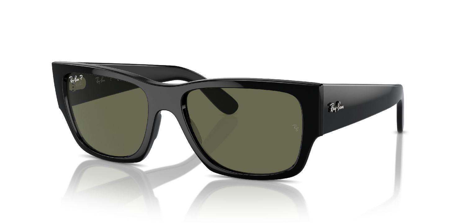 Ray-Ban Rechteckig Sonnenbrillen 0RB0947S Schwarz für Damen/Herren