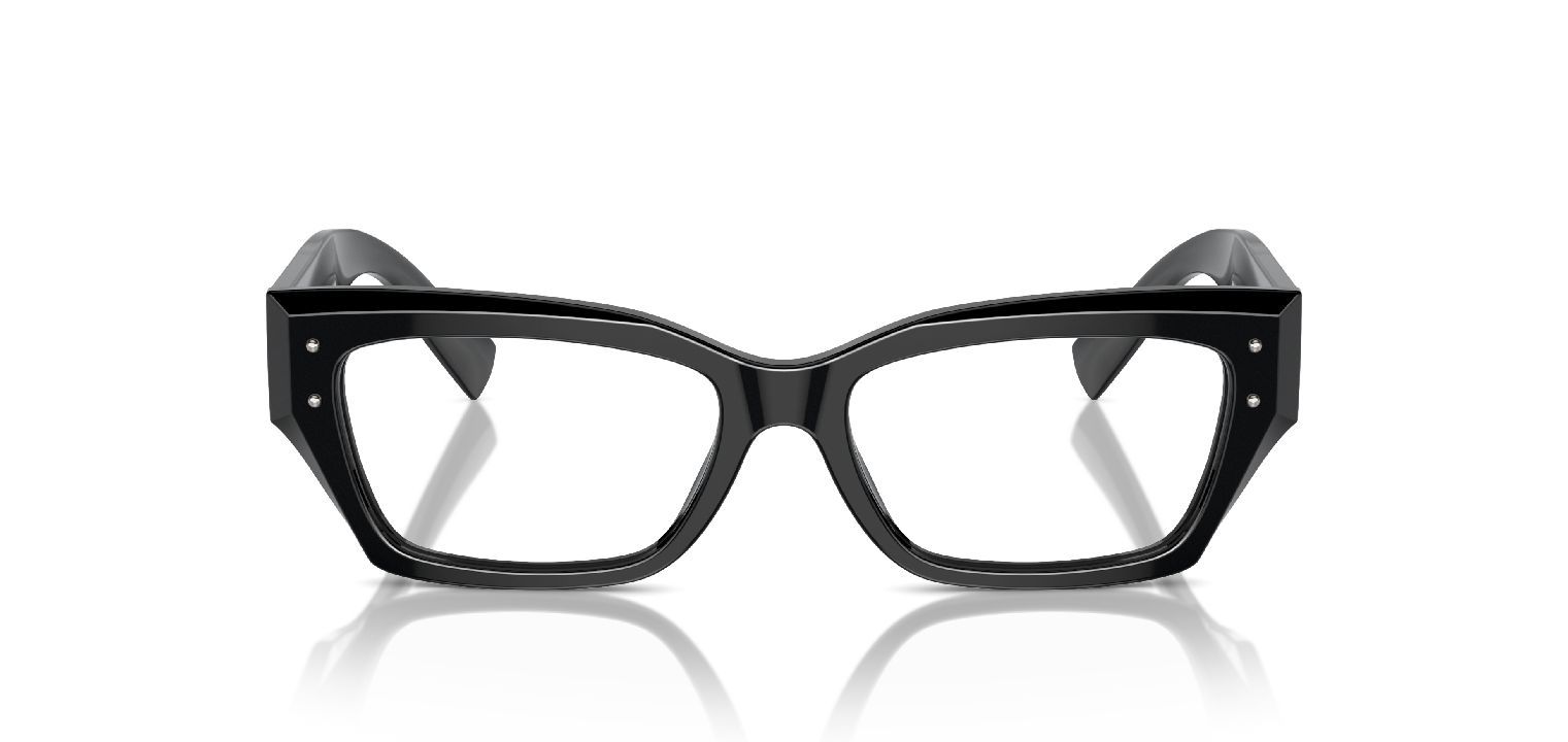 Dolce & Gabbana Rectangle Eyeglasses 0DG3387 Black for Woman
